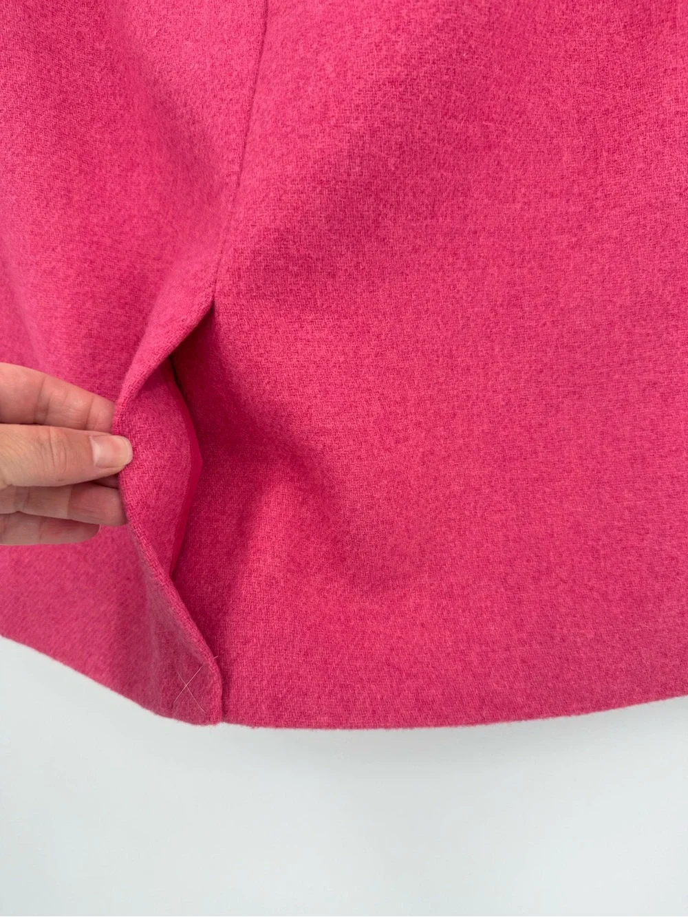 J. Crew Mercantile Wool Blend Lined PinkPencil Skirt Size 18